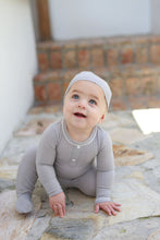 Load image into Gallery viewer, Ribbed Grandpa Footie-Dusty Blue