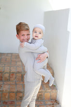 Load image into Gallery viewer, Ribbed Grandpa Footie-Dusty Blue