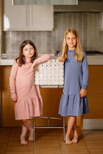 Load image into Gallery viewer, Pouf Sweater Dress- Blue