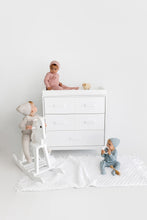 Load image into Gallery viewer, Bunny Graphic Footie- Baby Blue