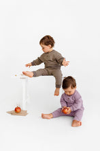 Load image into Gallery viewer, Henley Sweatsuit- Lavendar