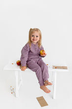 Load image into Gallery viewer, Henley Sweatsuit- Lavendar