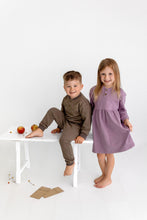 Load image into Gallery viewer, Henley Sweatsuit- Olive