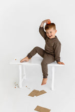 Load image into Gallery viewer, Henley Sweatsuit- Olive