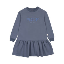 Load image into Gallery viewer, Pouf Sweater Dress- Blue