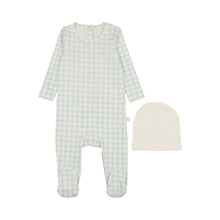 Load image into Gallery viewer, Grid Footie- Blue