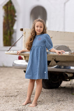 Load image into Gallery viewer, Denim 3/4 Sleeve Dress