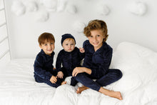 Load image into Gallery viewer, Velour Lounge Set- Navy