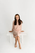 Load image into Gallery viewer, Button Down Lounge Dress- Pink