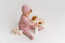 Load image into Gallery viewer, Ribbed Footie with Pockets- Mauve