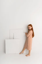 Load image into Gallery viewer, Colorblock Lounge Dress- Pink