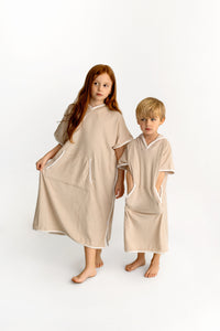 Terry Cover- Up- Taupe