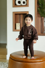 Load image into Gallery viewer, Bear Sweatsuit-Brown