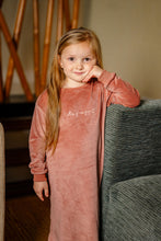 Load image into Gallery viewer, Stay Cozy Nightgown- Rose