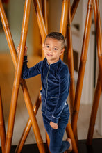 Load image into Gallery viewer, Velour PJ- Navy