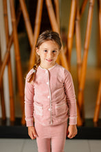 Load image into Gallery viewer, Velour PJ- Dusty Pink