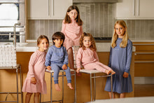 Load image into Gallery viewer, Pouf Sweater Dress- Blue