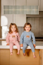 Load image into Gallery viewer, Bear Sweatsuit- Blue