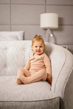 Load image into Gallery viewer, Collar Footie- Pink