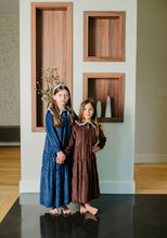 Load image into Gallery viewer, Velour Maxi Robe- Navy