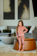 Load image into Gallery viewer, Velour Grandpa PJ-Pink
