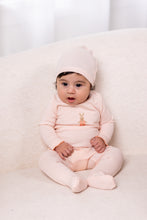 Load image into Gallery viewer, Bunny Graphic Footie- Blush