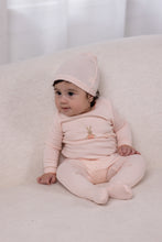 Load image into Gallery viewer, Bunny Graphic Footie- Blush
