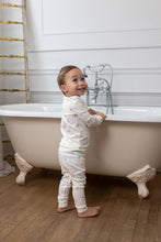 Load image into Gallery viewer, Hot Air Balloon Printed PJ- White/Blue