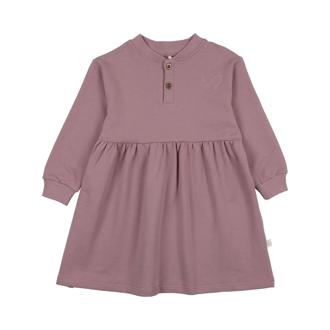 Henley Dress- Lavendar