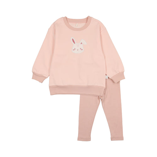 Bunny Sherpa Set- Pink