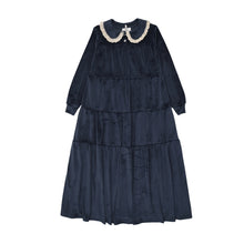 Load image into Gallery viewer, Velour Maxi Robe- Navy