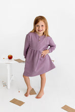 Load image into Gallery viewer, Henley Dress- Lavendar