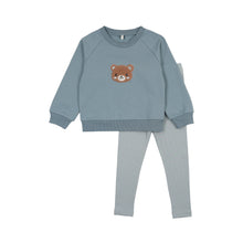 Load image into Gallery viewer, Bear Sweatsuit- Blue