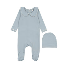 Load image into Gallery viewer, Collar Footie- Blue