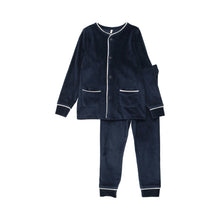 Load image into Gallery viewer, Velour PJ- Navy