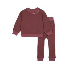 Load image into Gallery viewer, POUF Embroidered Set- Berry