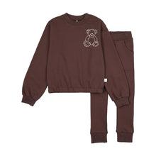 Load image into Gallery viewer, Bear Sweatsuit-Brown