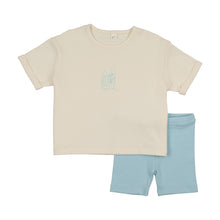 Load image into Gallery viewer, Oversized Tee Set- Blue
