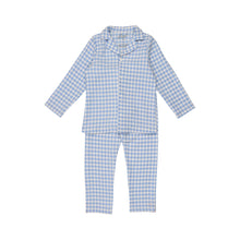 Load image into Gallery viewer, Gingham Grandpa PJ- Blue