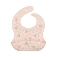 Load image into Gallery viewer, Silicone Bib-Floral/Pink