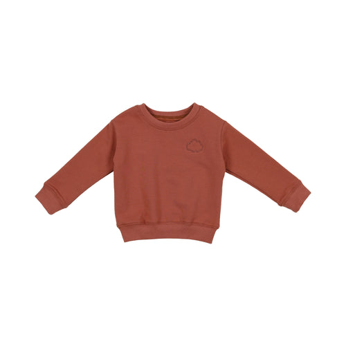 Women's mini cloud sweatshirt-clay