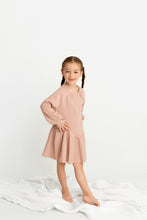 Load image into Gallery viewer, Waffle Knit Dress- Misty Rose