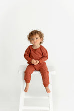 Load image into Gallery viewer, Dot Print Sweatsuit- Cherry
