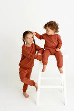 Load image into Gallery viewer, Dot Print Sweatsuit- Cherry
