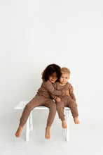Load image into Gallery viewer, Dot Print Sweatsuit- Cocoa