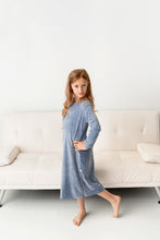 Load image into Gallery viewer, Velour Nightgown- Blue