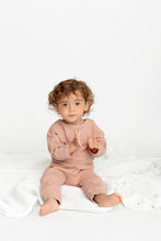 Load image into Gallery viewer, Waffle Knit Set- Misty Rose